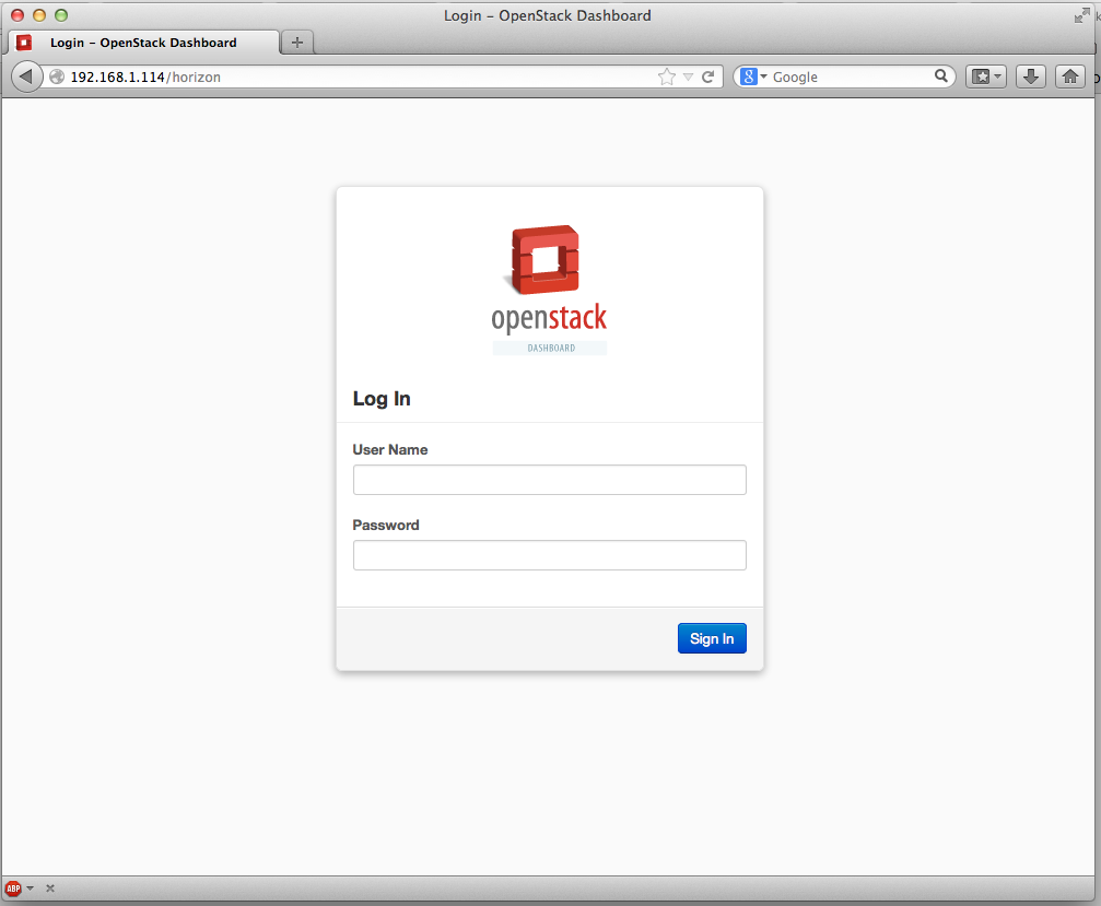 openstack-login-screen